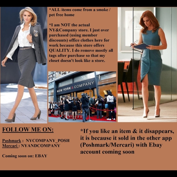 UNUSED New York & Company Fleece Inside Detachable Hood & Fur Winter Coat - Picture 14 of 14